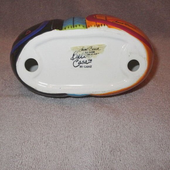 Vtg Laurel Burch Rainbow Cats Sculpture Feline Kitty Trio Hand Painted Signed - Picture 11 of 12